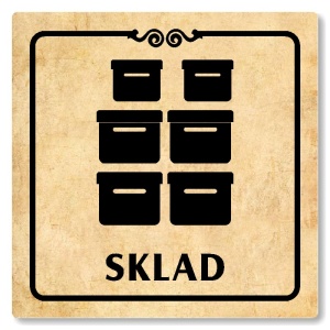 Sklad, 118x118mm, pergamen, Texas